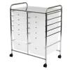 Seville Classics 12-Drawer Rolling Organizer Cart, 25.2" W x 15.2" D x 31.7" H