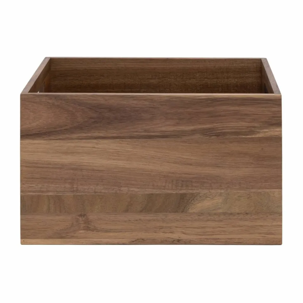 Seville Classics Large Acacia Bin
