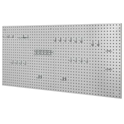 Seville Classics UltraHD 2-Piece Pegboard Set w/ 23 Piece Hook Assortment