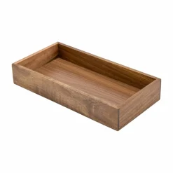Seville Classics 12" x 6" x 2" Acacia Drawer Organizer