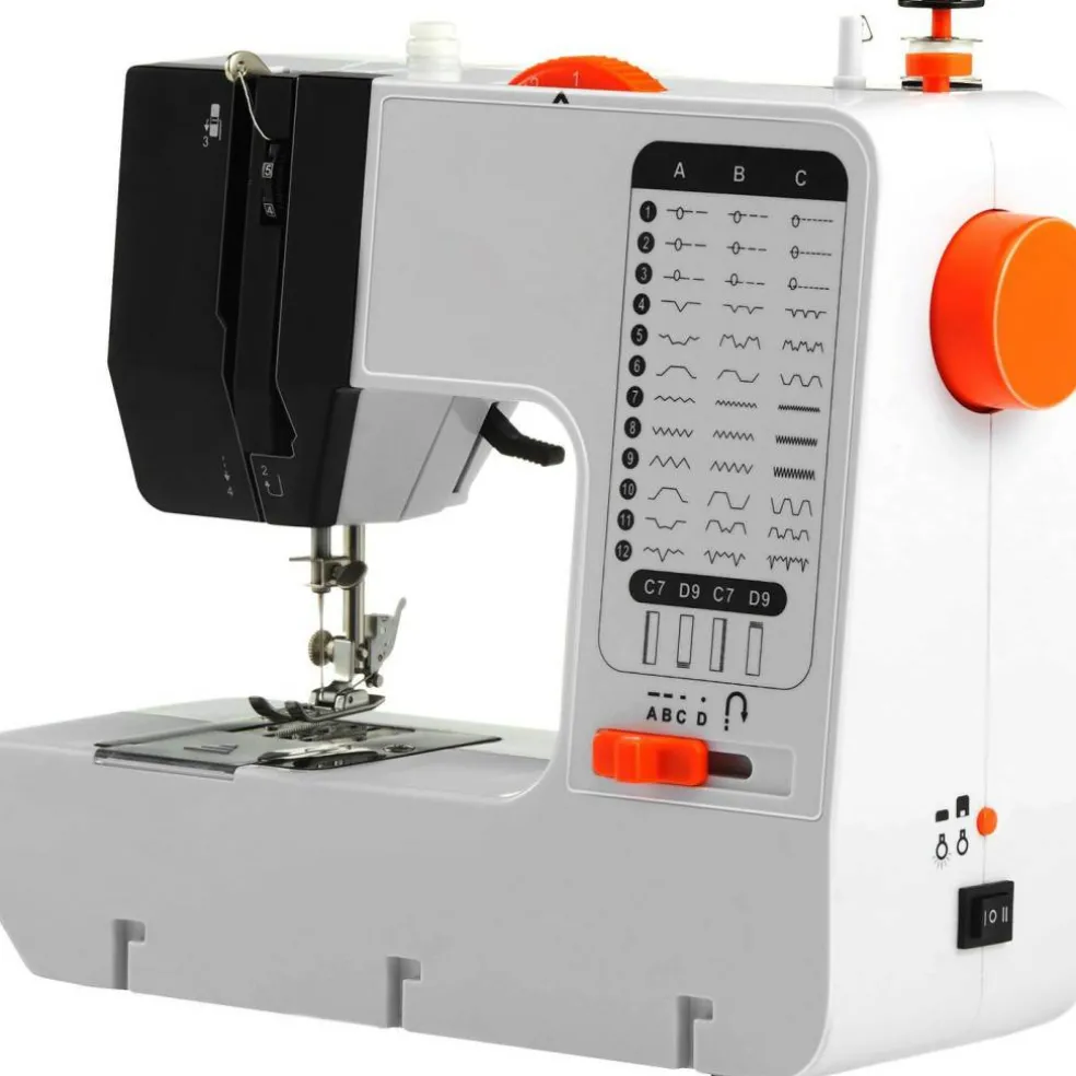 Sewing Machine 38 Stitch Portable With Extension Table Foot Pedal And Light For Beginners Home Sewing