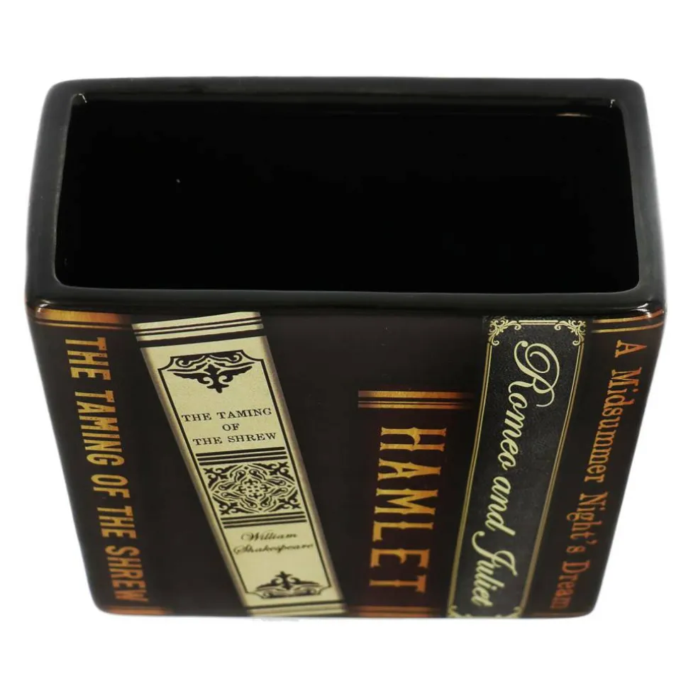 5.5" Shakespeare Classics Decorative Ceramic Tabletop Container by Ashland®