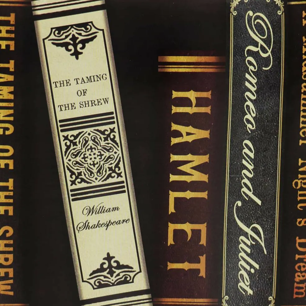 5.5" Shakespeare Classics Decorative Ceramic Tabletop Container by Ashland®
