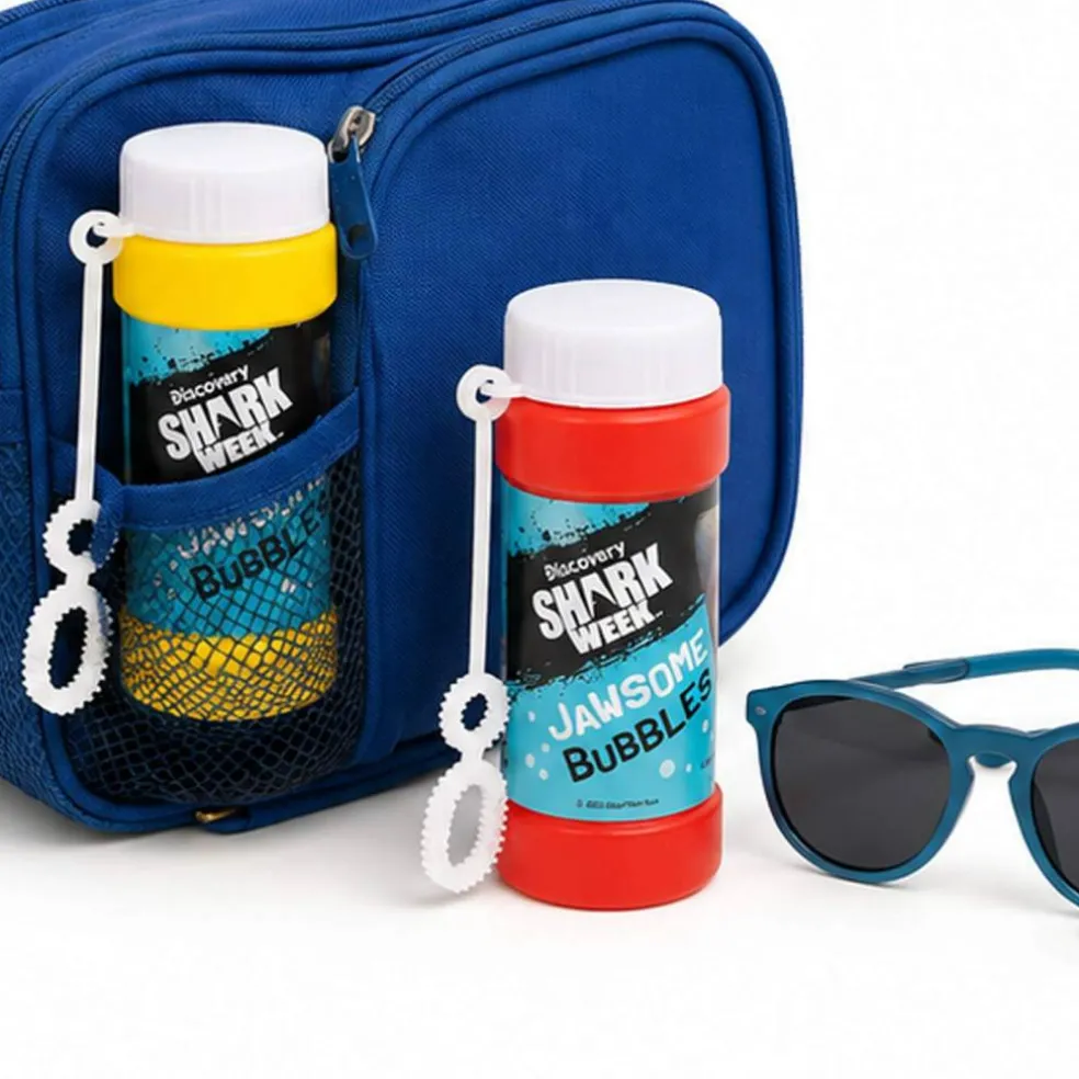 Shark Week Bubble Bottles Party Favor Set 12 Pack 2 oz