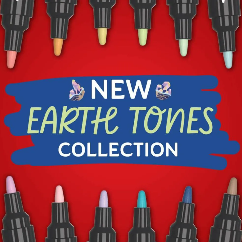 Sharpie® Creative Markers Bullet Tip Earth Tones Acrylic Marker Set