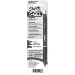 Sharpie® S-Gel™ Black Pens, 2ct.