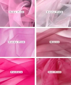 Sheer Organza Fabric by the Yard, 60