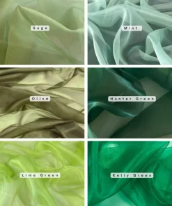 Sheer Organza Fabric by the Yard, 60