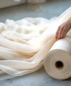 Sheer Organza Fabric by the Yard, 60
