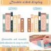 12 Sheets Boho Book Window Clings for Classroom Decor, Back to School Window Stickers with Motivational Quotes, Double Sided Reading Library Decals for Elementary School, Nursery, Daycare Wall Decor