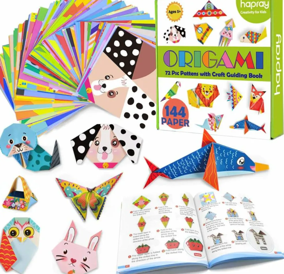 144 Sheets Origami Kit
