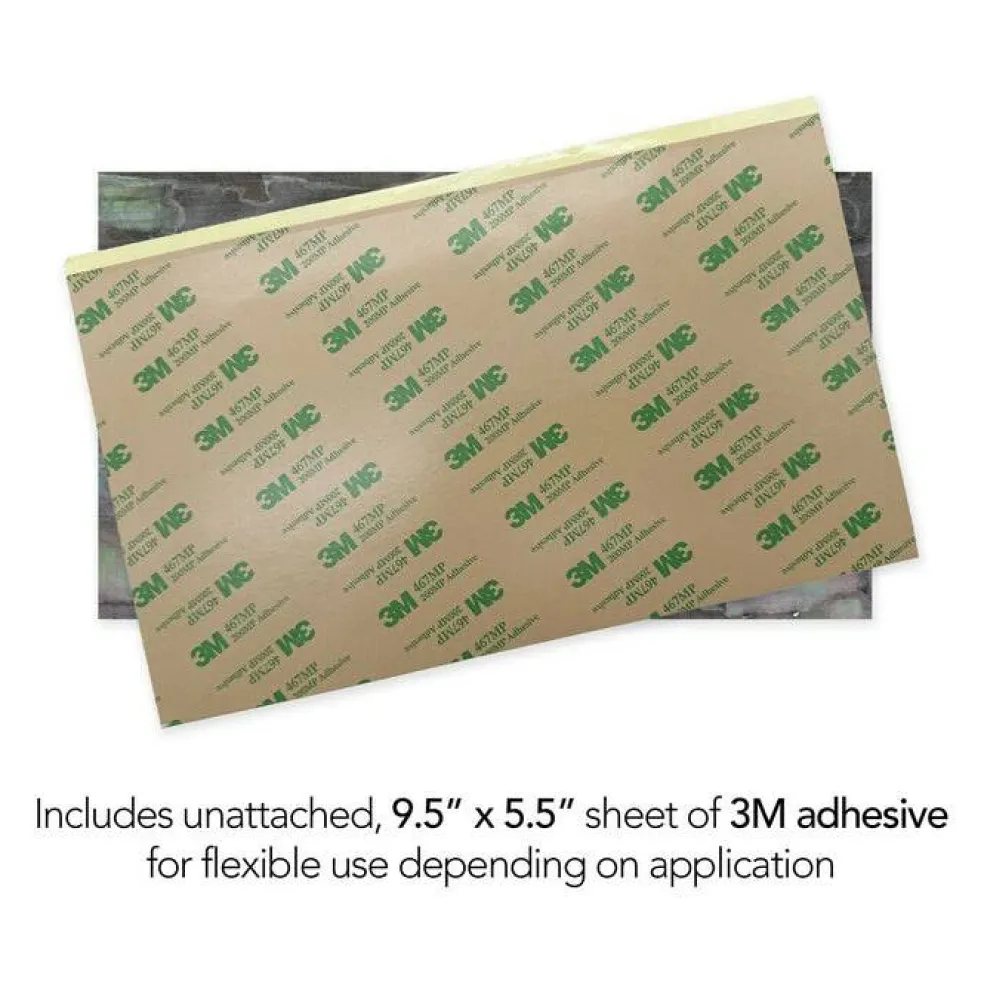 Shell Veneer, 5.5 x 9.5 inches | WMOP, BMOP, Abalone | Includes 3M Adhesive Sheet for Application, Great for Inlay Projects