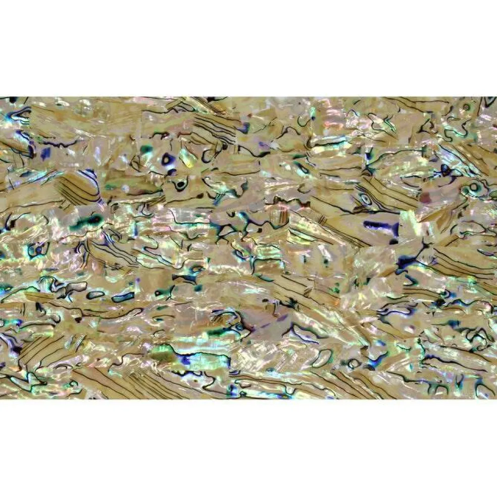 Shell Veneer, 5.5 x 9.5 inches | WMOP, BMOP, Abalone | Includes 3M Adhesive Sheet for Application, Great for Inlay Projects