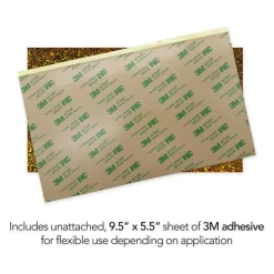 Shell Veneer, 5.5 x 9.5 inches | WMOP, BMOP, Abalone | Includes 3M Adhesive Sheet for Application, Great for Inlay Projects