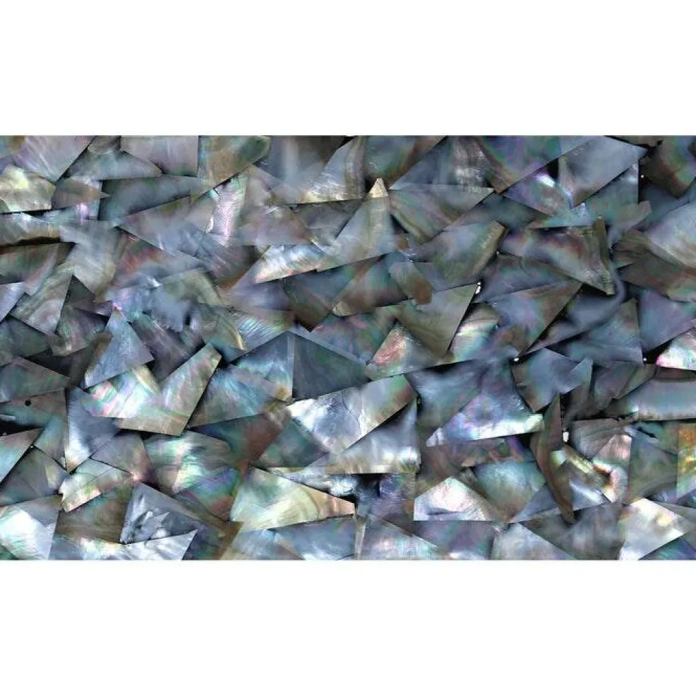 Shell Veneer, 5.5 x 9.5 inches | WMOP, BMOP, Abalone | Includes 3M Adhesive Sheet for Application, Great for Inlay Projects