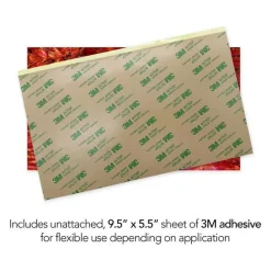 Shell Veneer, 5.5 x 9.5 inches | WMOP, BMOP, Abalone | Includes 3M Adhesive Sheet for Application, Great for Inlay Projects