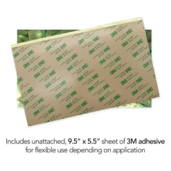 Shell Veneer, 5.5 x 9.5 inches | WMOP, BMOP, Abalone | Includes 3M Adhesive Sheet for Application, Great for Inlay Projects