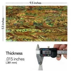 Shell Veneer, 5.5 x 9.5 inches | WMOP, BMOP, Abalone | Includes 3M Adhesive Sheet for Application, Great for Inlay Projects