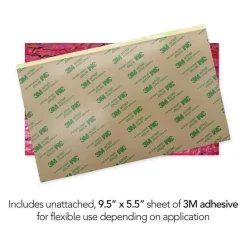 Shell Veneer, 5.5 x 9.5 inches | WMOP, BMOP, Abalone | Includes 3M Adhesive Sheet for Application, Great for Inlay Projects