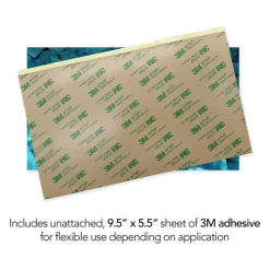 Shell Veneer, 5.5 x 9.5 inches | WMOP, BMOP, Abalone | Includes 3M Adhesive Sheet for Application, Great for Inlay Projects