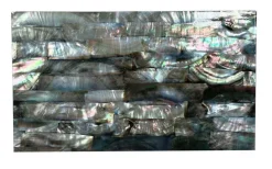 Shell Veneer, 5.5 x 9.5 inches | WMOP, BMOP, Abalone | Includes 3M Adhesive Sheet for Application, Great for Inlay Projects