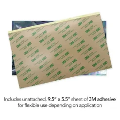 Shell Veneer, 5.5 x 9.5 inches | WMOP, BMOP, Abalone | Includes 3M Adhesive Sheet for Application, Great for Inlay Projects