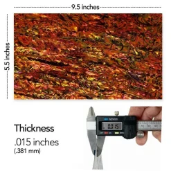 Shell Veneer, 5.5 x 9.5 inches | WMOP, BMOP, Abalone | Includes 3M Adhesive Sheet for Application, Great for Inlay Projects