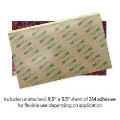 Shell Veneer, 5.5 x 9.5 inches | WMOP, BMOP, Abalone | Includes 3M Adhesive Sheet for Application, Great for Inlay Projects