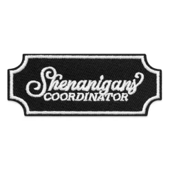 Shenanigans Coordinator Embroidered Iron-On & Adhesive Patch by Make MarketĀ®