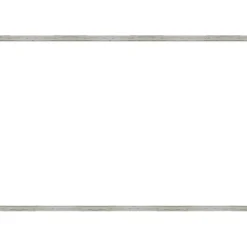 Shiplap White Narrow Framed Dry Erase Magnetic Board