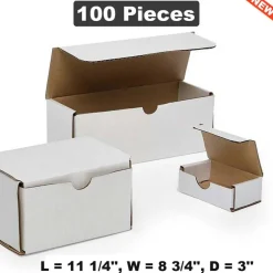 Shipping Boxes 11 1/4" x 8 3/4" x 3" The Perfect Choice for Efficient Shipping Solutions