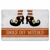 Shoes Off Witches Floor Mat