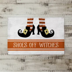 Shoes Off Witches Floor Mat