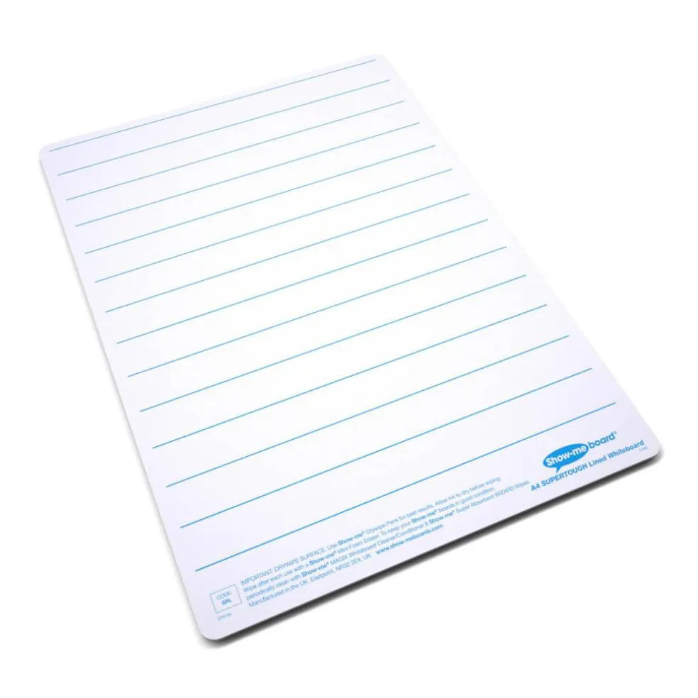Show-me® A4 Lined/Plain Supertough Lapboards Bulk Box Set