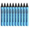 Show-me® Black Fine Tip Slim Barrel Drywipe Markers, 10ct.
