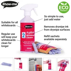 Show-me® 16.9 fl. oz. Refillable Dry Erase Board Cleaner, 6ct.