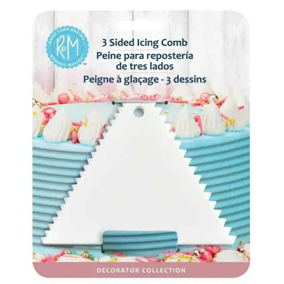 3 Sided Icing Comb