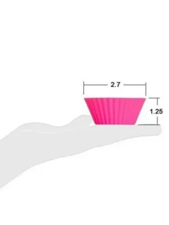12 Silicone Cake Muffin Cupcake Liners - Baking Cups & Chocolate Cookie Molds