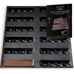 Silpat Flexipan 12 Chocolate Granola Bars Premium Silicone Baking Pan