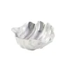 17" Silver Aluminum Coastal Decorative Bowl