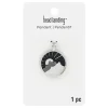Silver & Black Round Mountain Pendant by Bead Landing™
