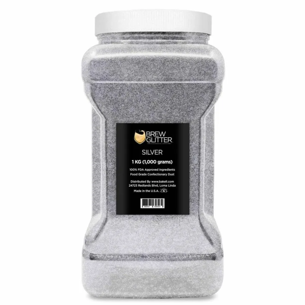 Silver Brew Glitter® Bulk Size