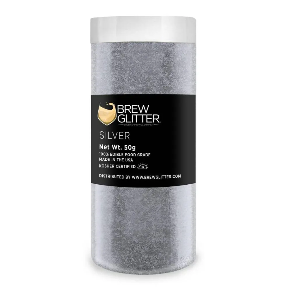 Silver Brew Glitter® Bulk Size
