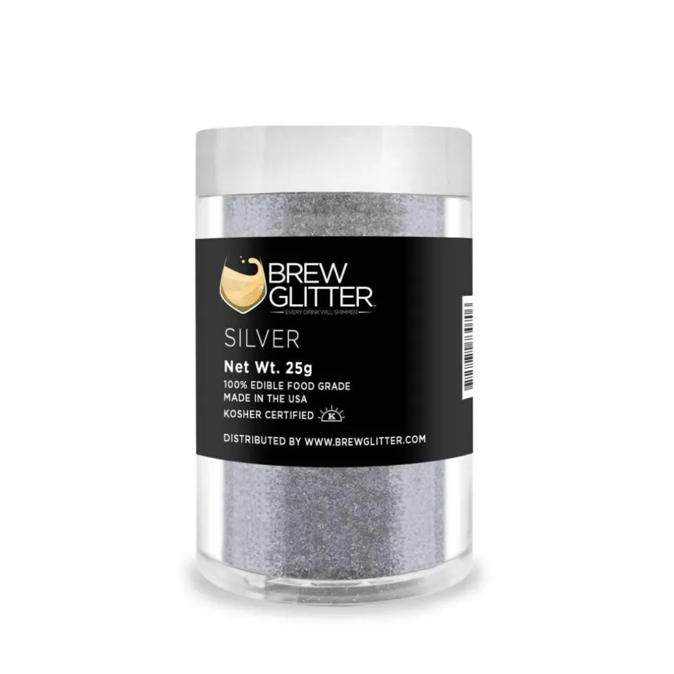 Silver Brew Glitter® Bulk Size