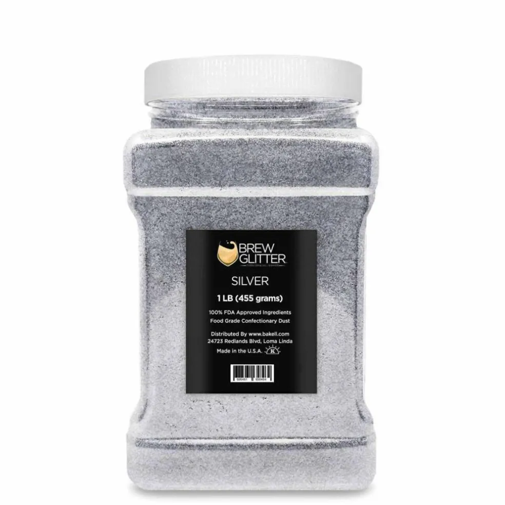 Silver Brew Glitter® Bulk Size