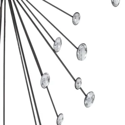 Silver Contemporary Metal Wall Decoration