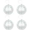 4" Silver Disco Balls, 4ct. by Celebrate It®