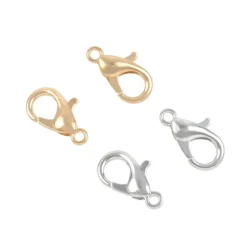 Silver & Gold Lobster Claw Clasps by Creatology™