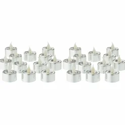 Silver LED Silver Tealight Candles, 24ct. by Ashland®