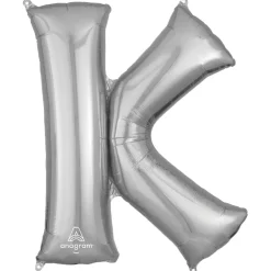 32" Silver Letter Foil Balloon